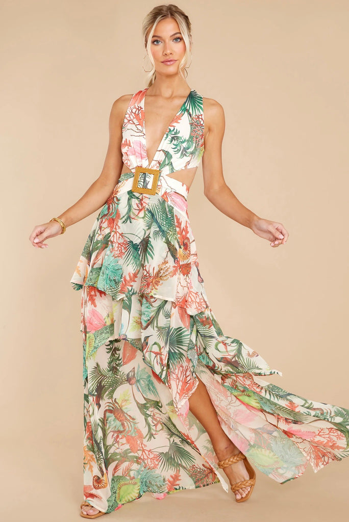 tropical maxi dress – Amarella
